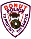 "Donut" Police Shoulder Patch